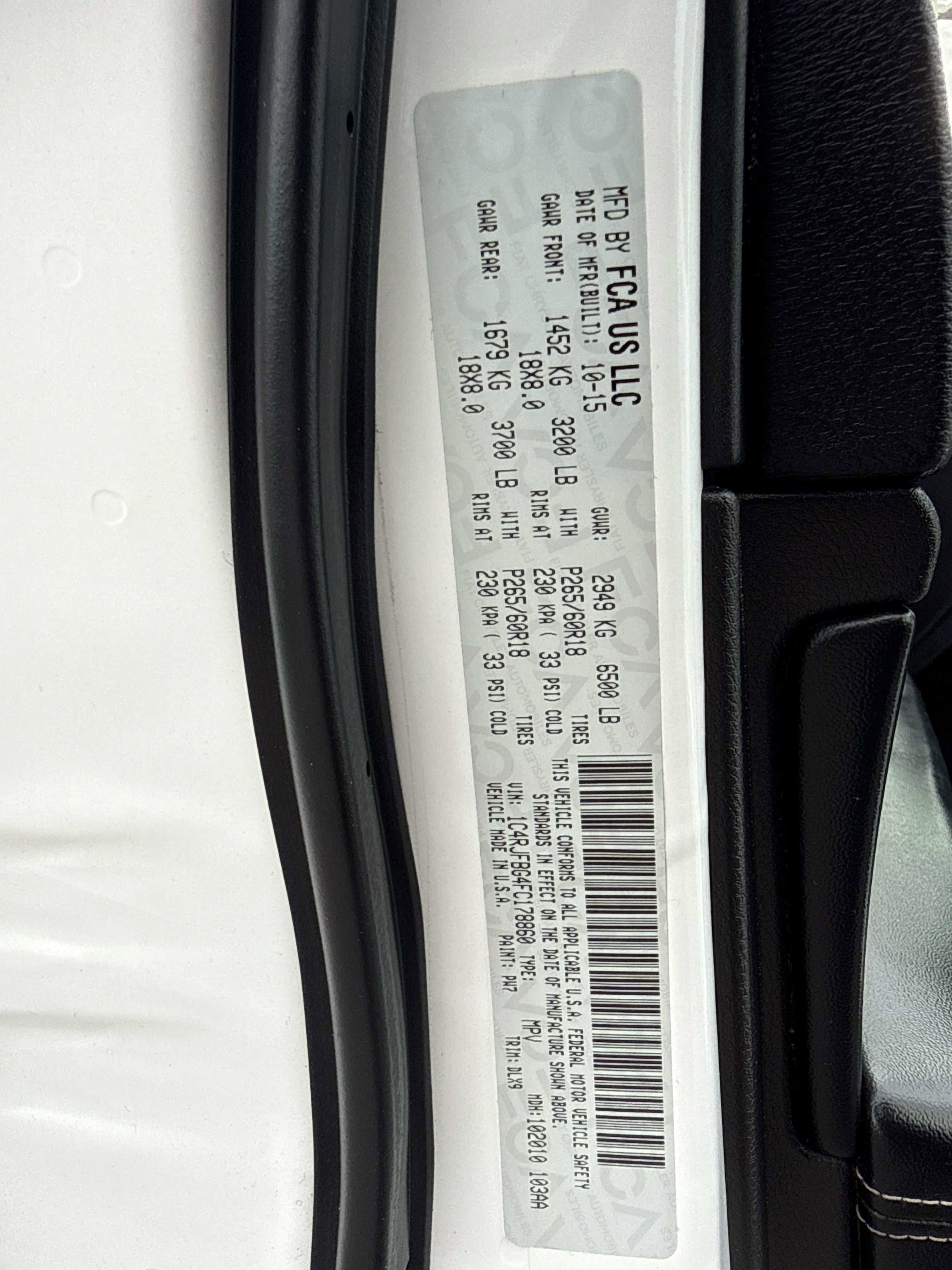 2015 Jeep Grand Cherokee Limited