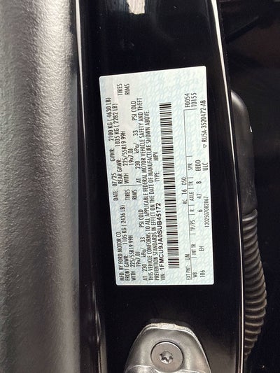 2025 Ford Escape Platinum