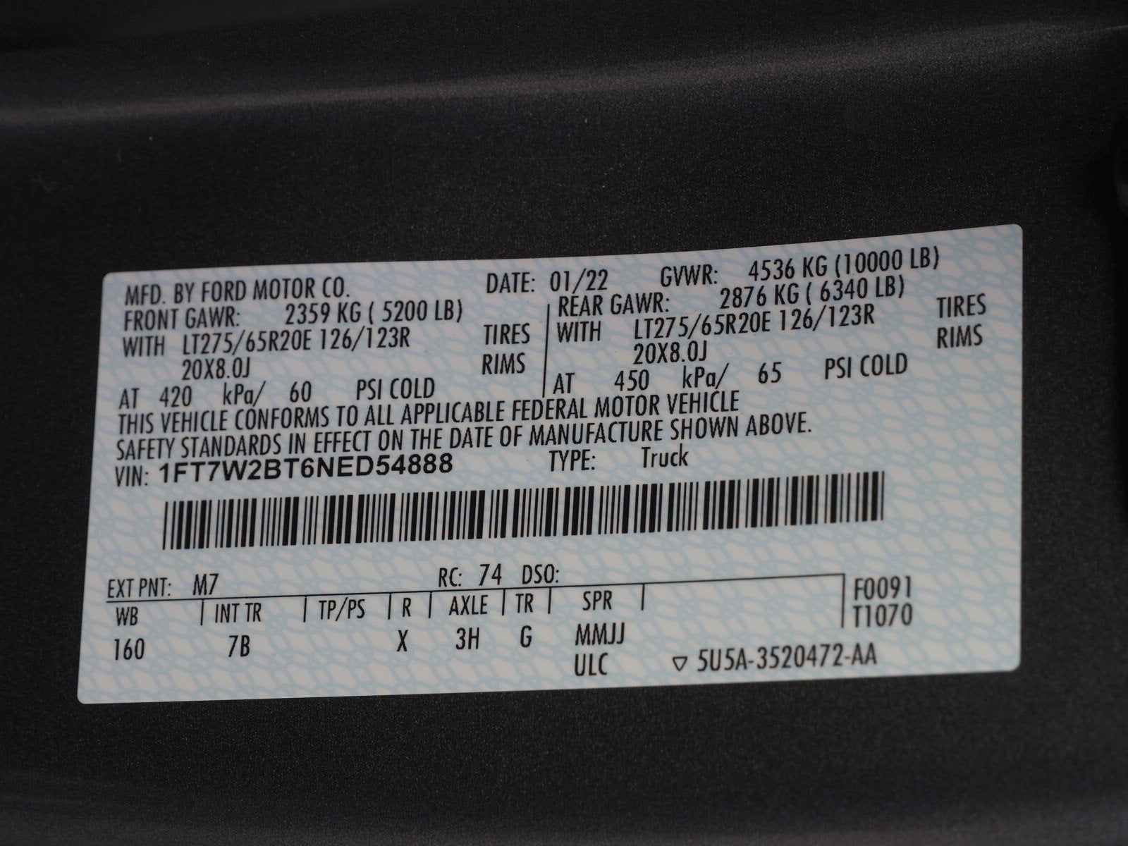 2022 Ford F-250 Platinum