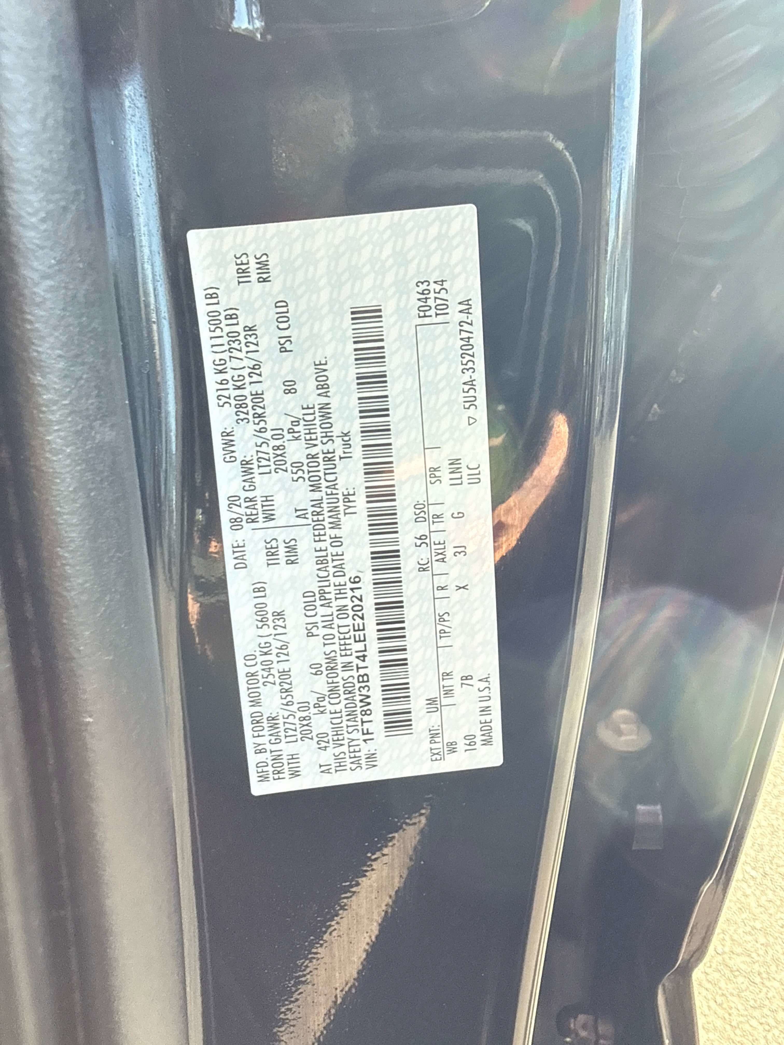 2020 Ford F-350 Platinum