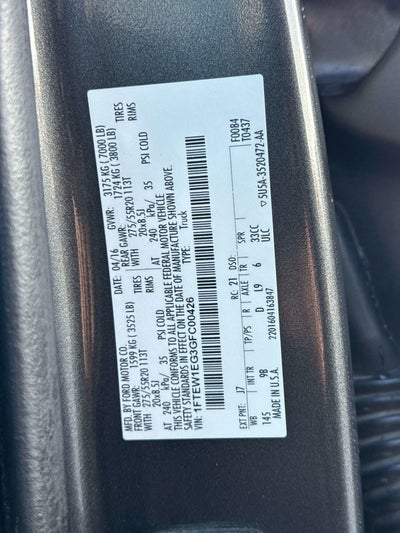 2016 Ford F-150 Platinum