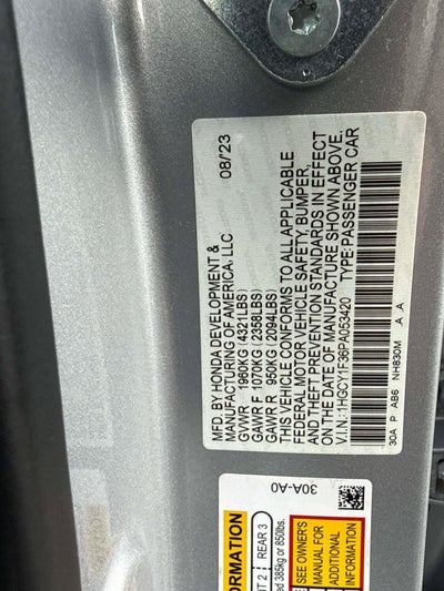 2023 Honda Accord EX