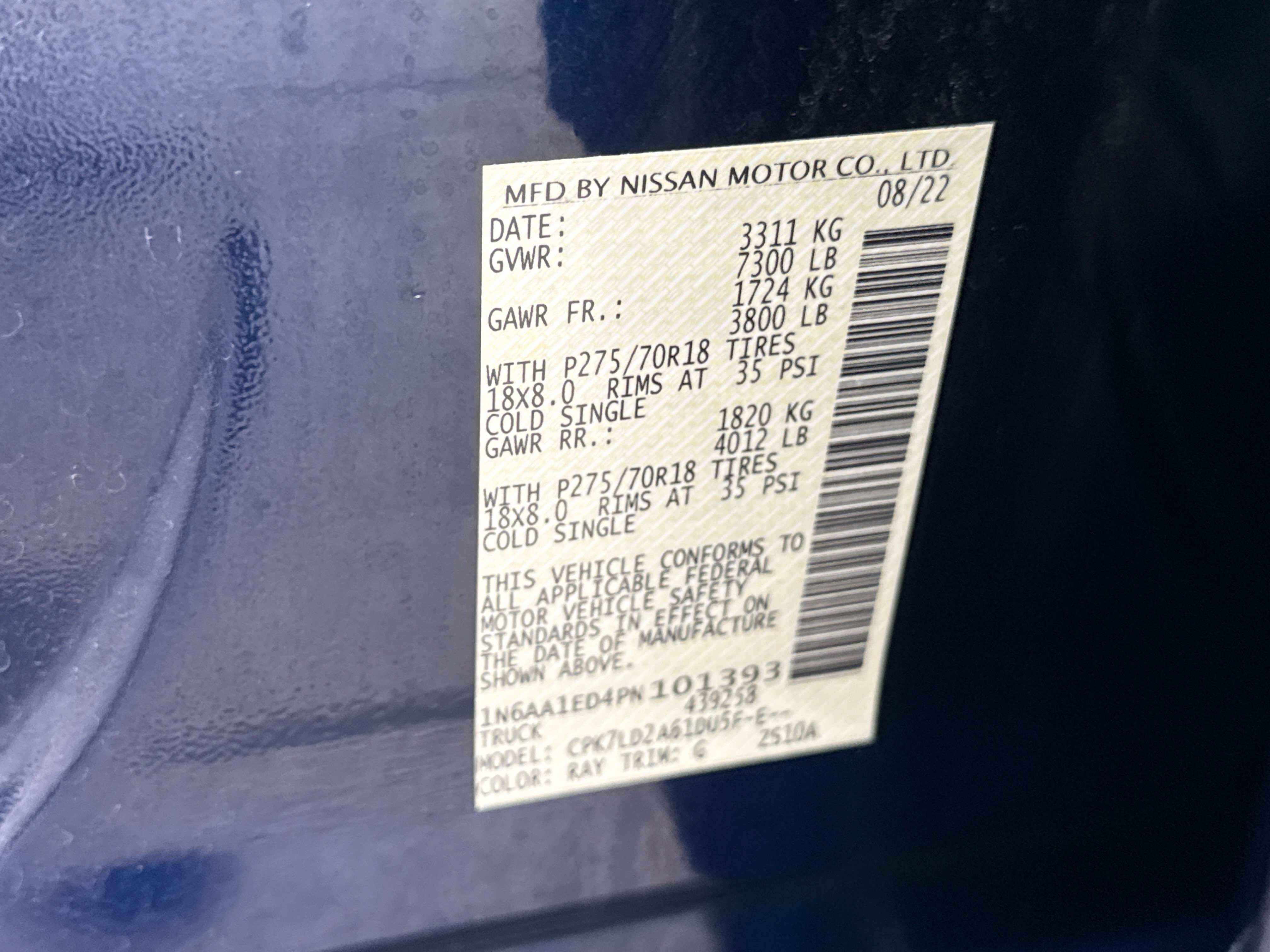 2023 Nissan Titan PRO-4X