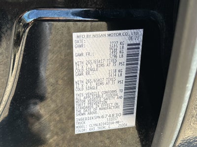 2023 Nissan Frontier SV