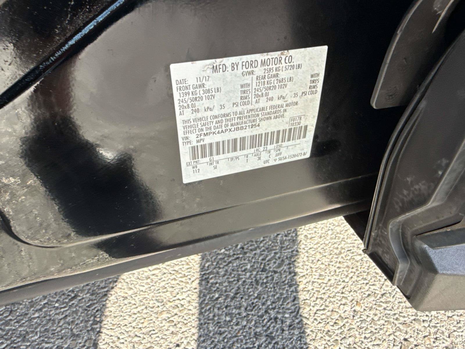 2018 Ford Edge Sport