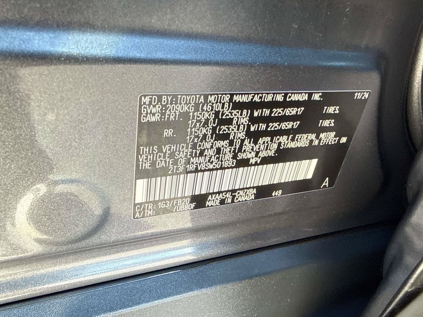 2025 Toyota RAV4 LE