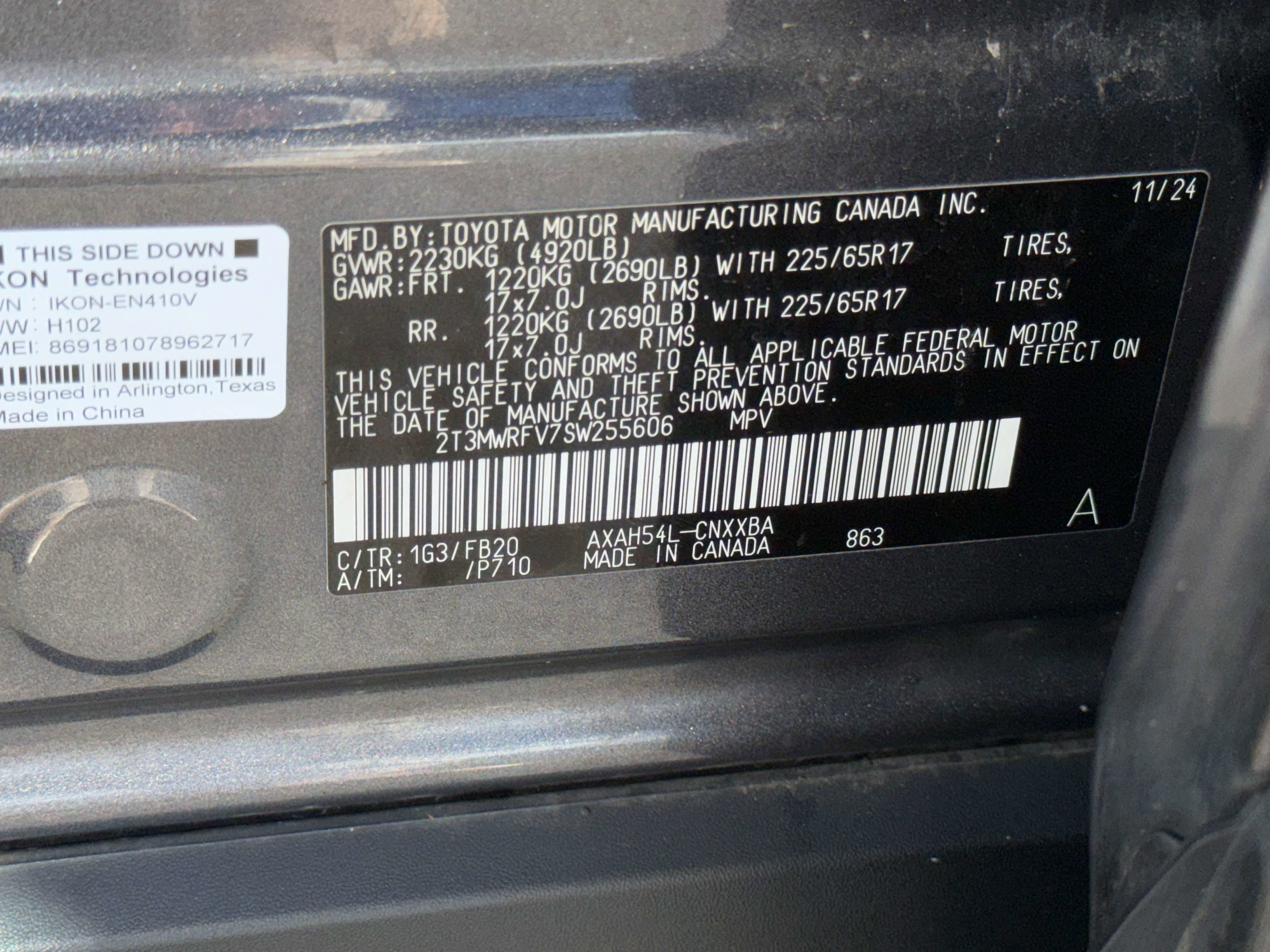 2025 Toyota RAV4 HYBRID Hybrid LE