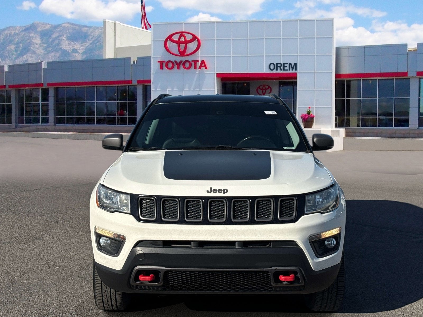 Used 2018 Jeep Compass Trailhawk with VIN 3C4NJDDB4JT484653 for sale in Orem, UT