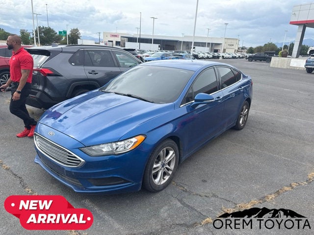 Used 2018 Ford Fusion SE with VIN 3FA6P0H72JR143580 for sale in Orem, UT
