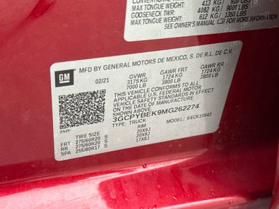 2021 Chevrolet Silverado Custom