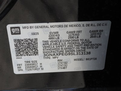 2025 Chevrolet Equinox AWD LT