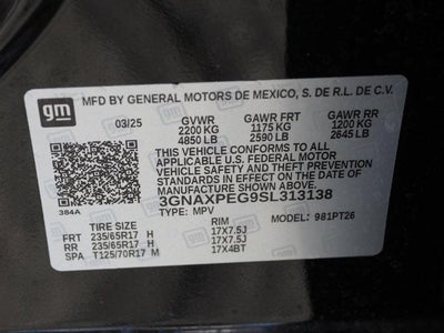 2025 Chevrolet Equinox AWD LT