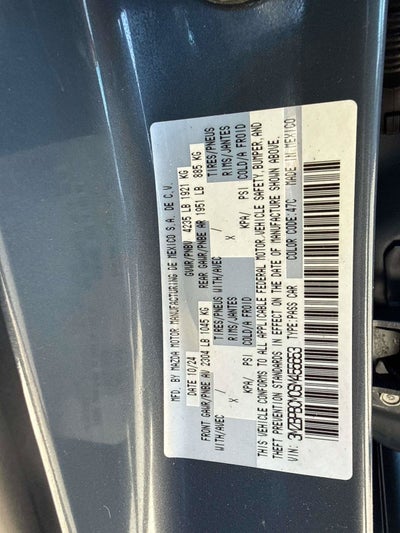 2025 Mazda Mazda3 2.5 S Carbon Edition