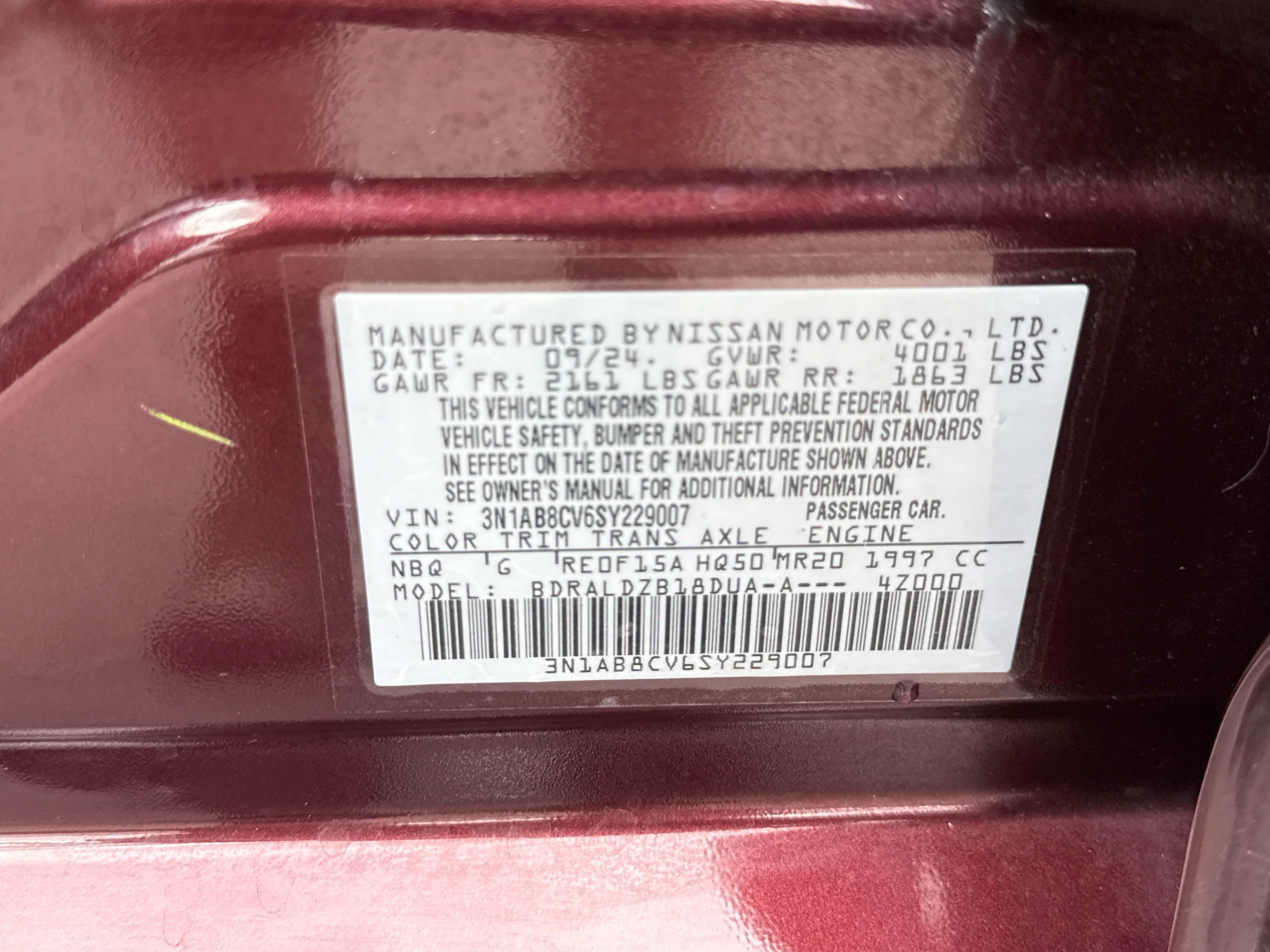 2025 Nissan Sentra SV