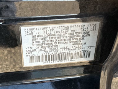 2022 Nissan Sentra SR