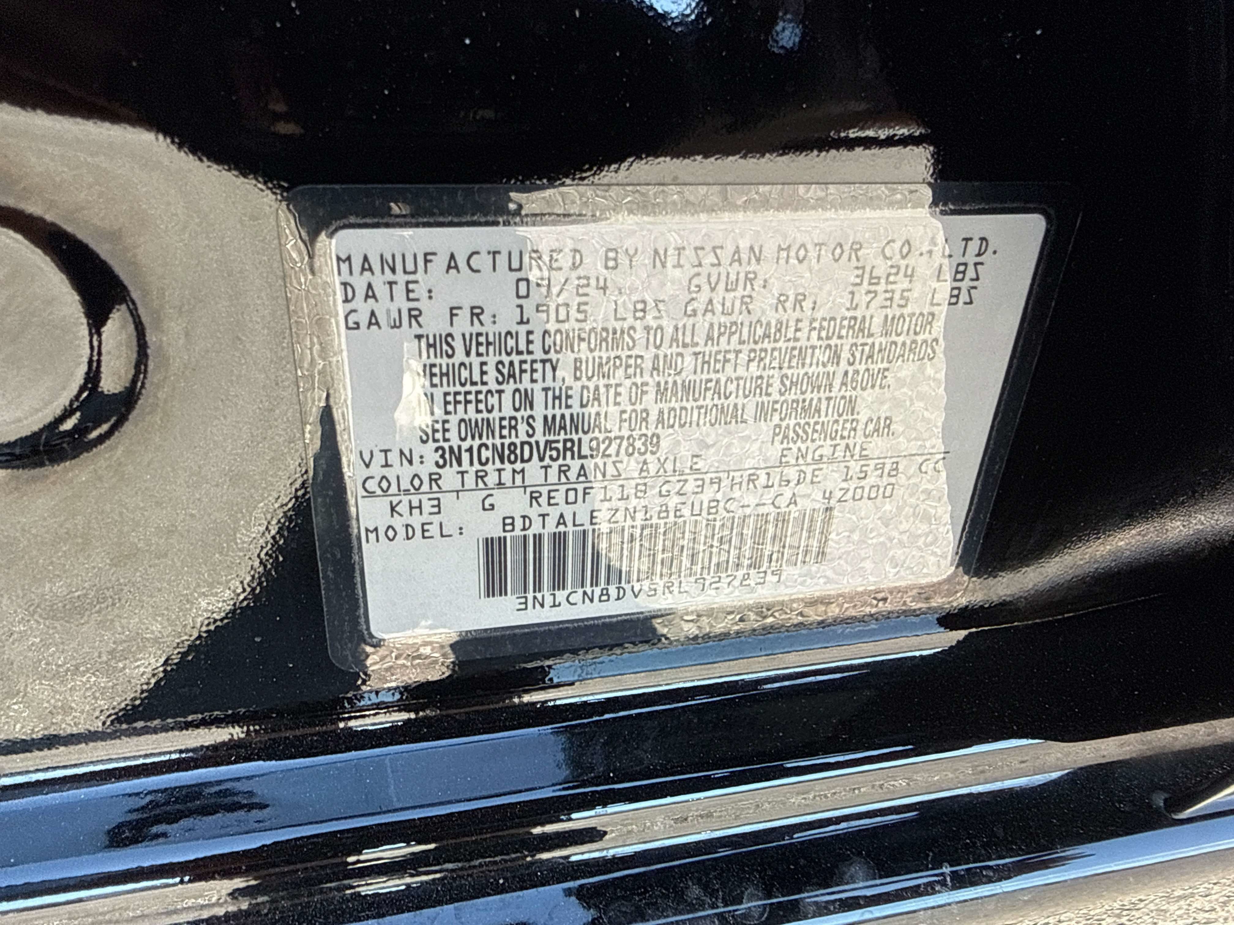 2024 Nissan Versa S