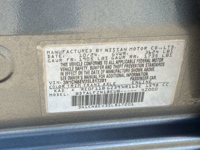 2025 Nissan Versa SV