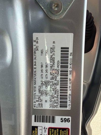 2024 Toyota TACOMA SR5 SR5