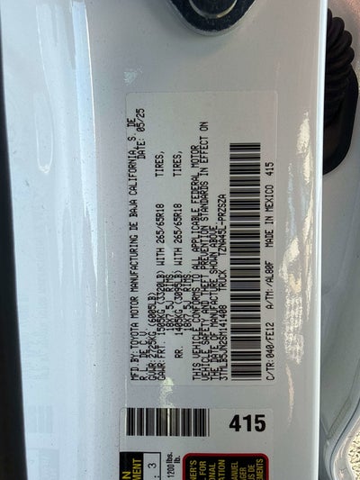 2025 Toyota TACOMA TRD SPORT TRD Sport