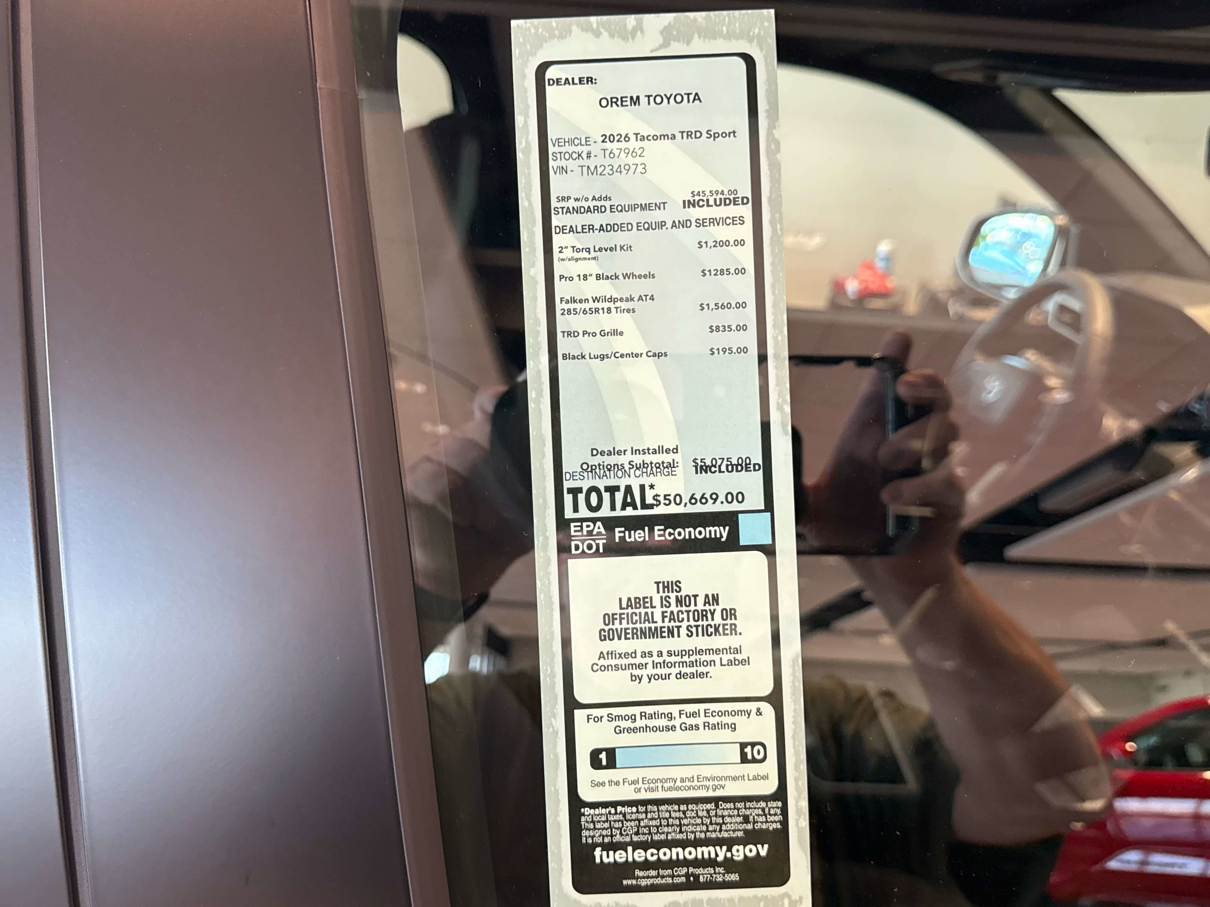 2026 Toyota Tacoma TRD Sport