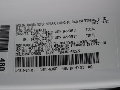 2026 Toyota Tacoma TRD Off Road