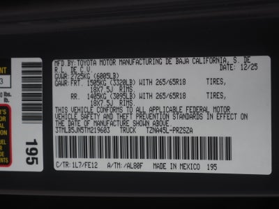 2026 Toyota Tacoma TRD Sport