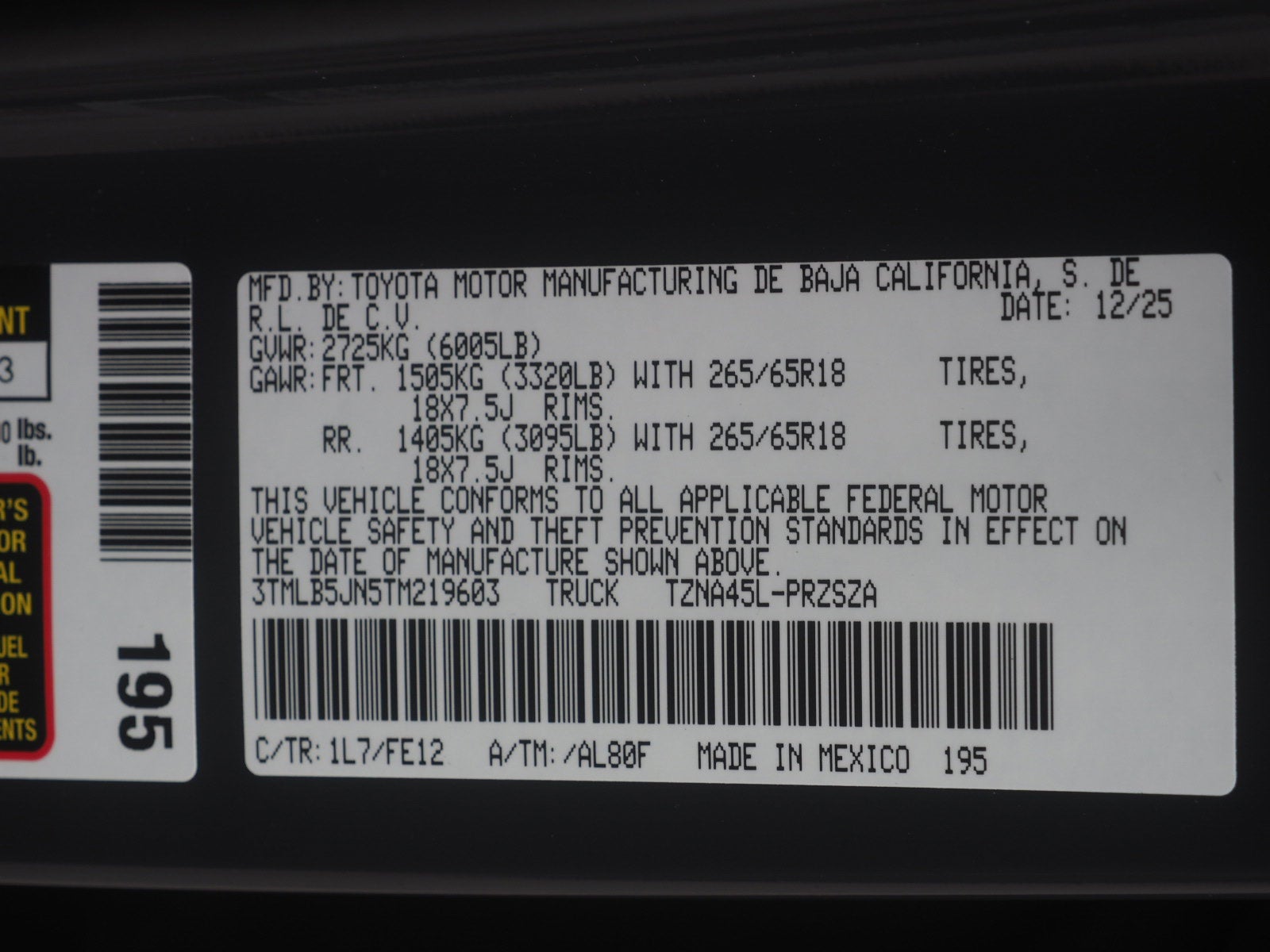 2026 Toyota Tacoma TRD Sport