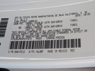 2025 Toyota Tacoma TRD Sport