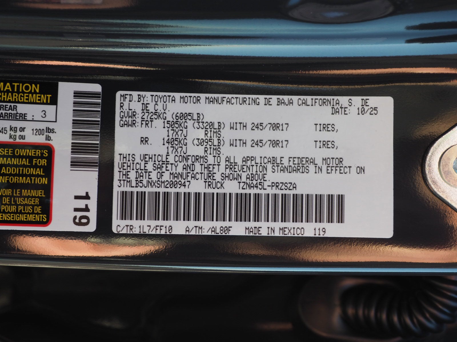 2025 Toyota Tacoma SR5