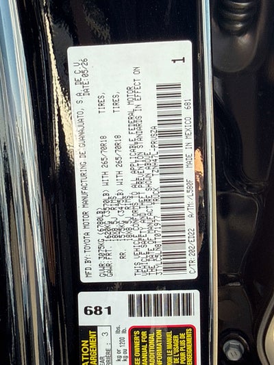 2026 Toyota Tacoma i-FORCE MAX TRD Pro
