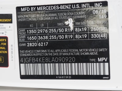 2020 Mercedes-Benz GLE GLE 350