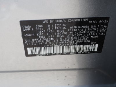 2025 Subaru Ascent Premium