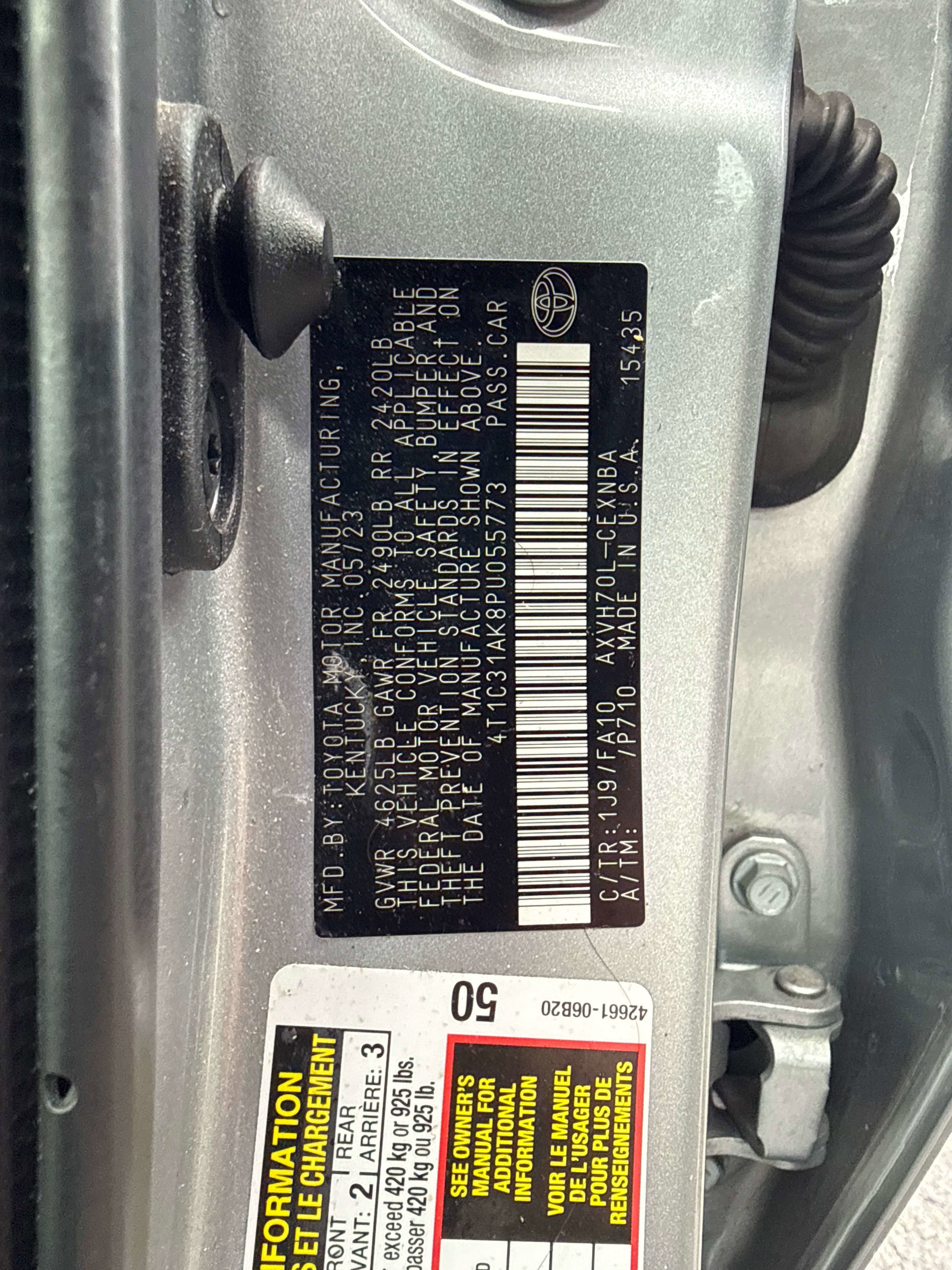 2023 Toyota CAMRY Hybrid LE