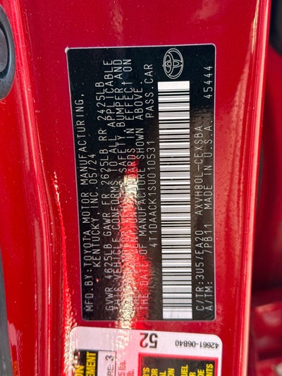 2025 Toyota CAMRY SE