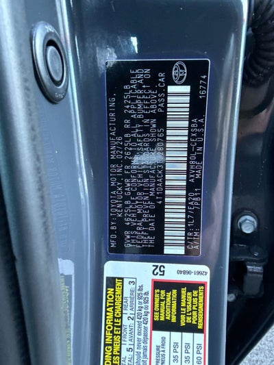 2026 Toyota Camry SE
