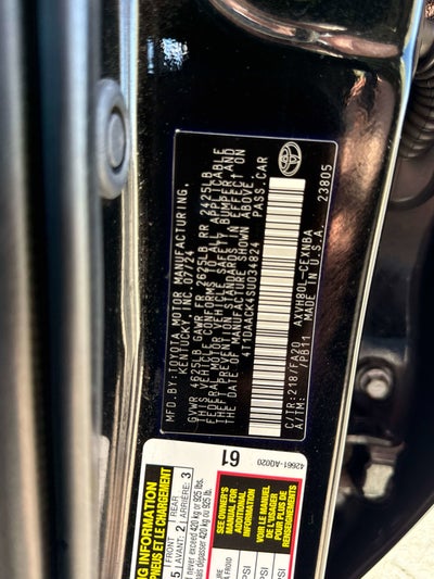 2025 Toyota CAMRY LE