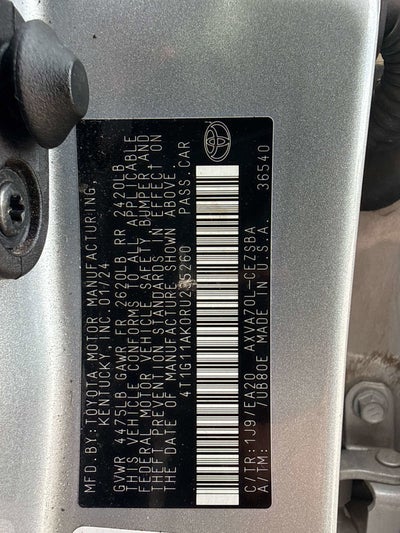 2024 Toyota CAMRY SE