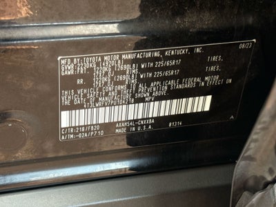 2023 Toyota RAV4 Hybrid Hybrid LE