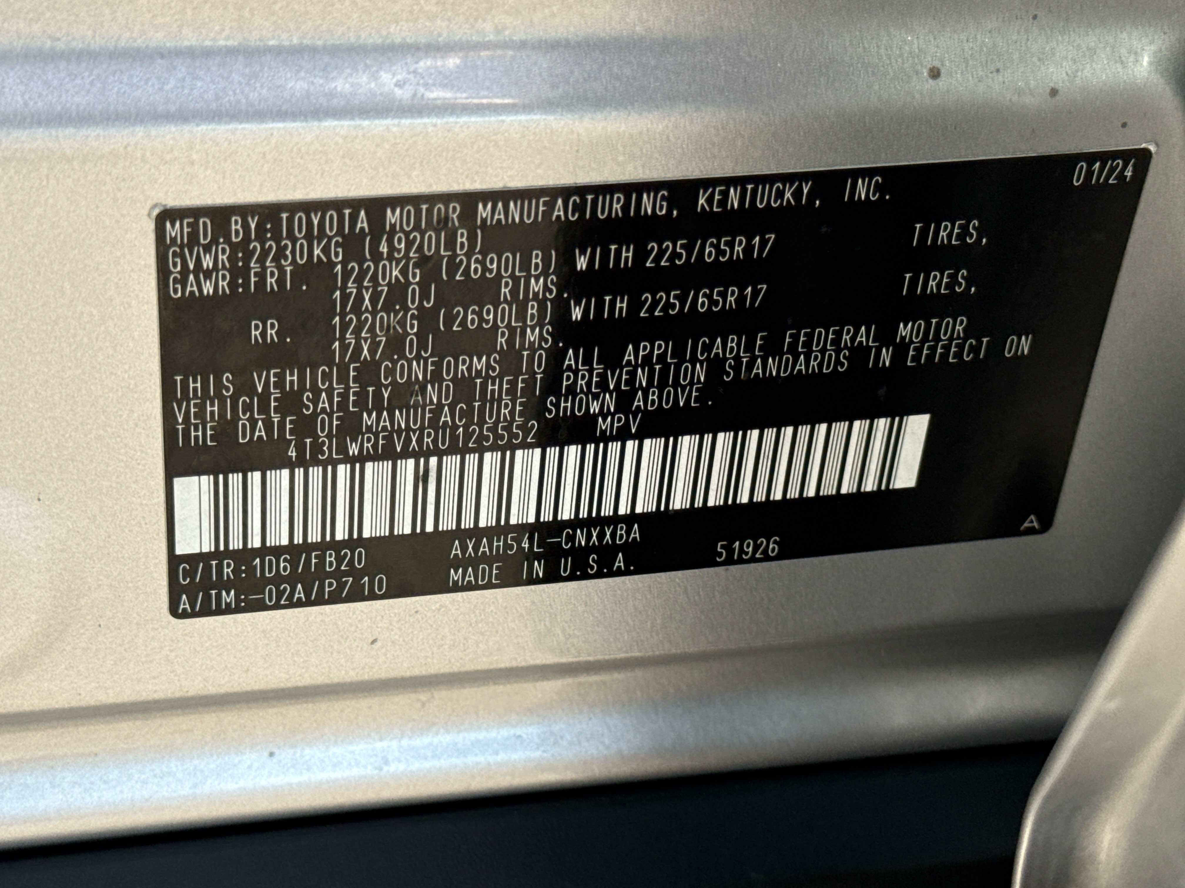 2024 Toyota RAV4 Hybrid Hybrid LE