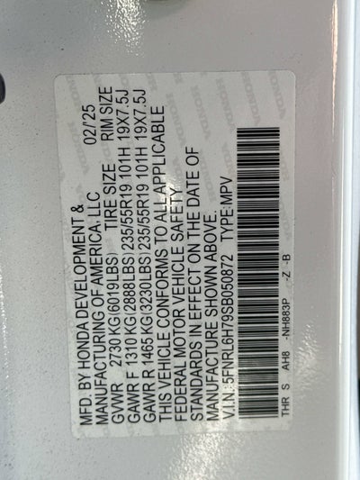 2025 Honda Odyssey Sport-L