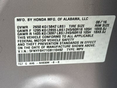 2016 Honda Pilot EX-L