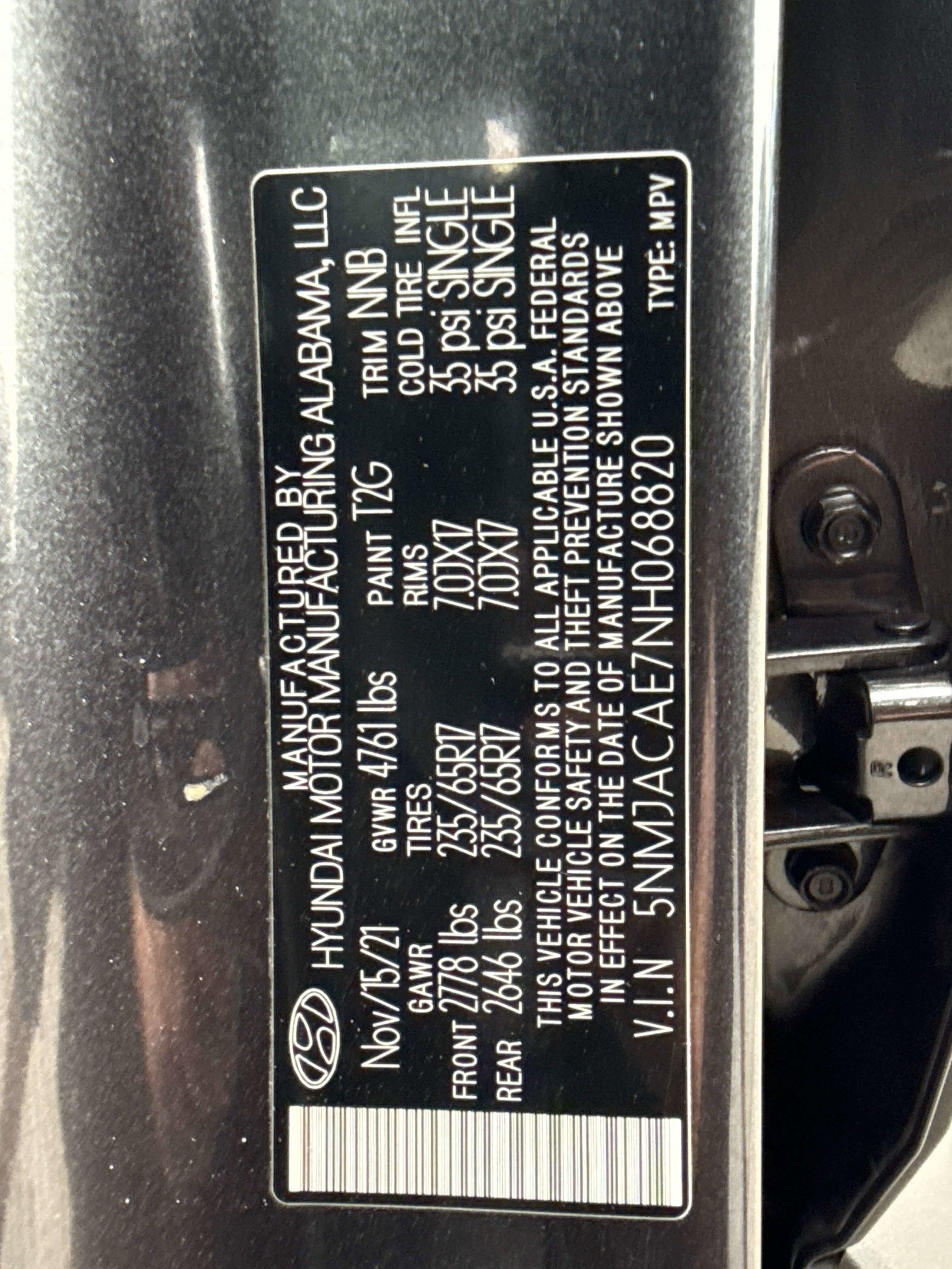 2022 Hyundai Tucson SE