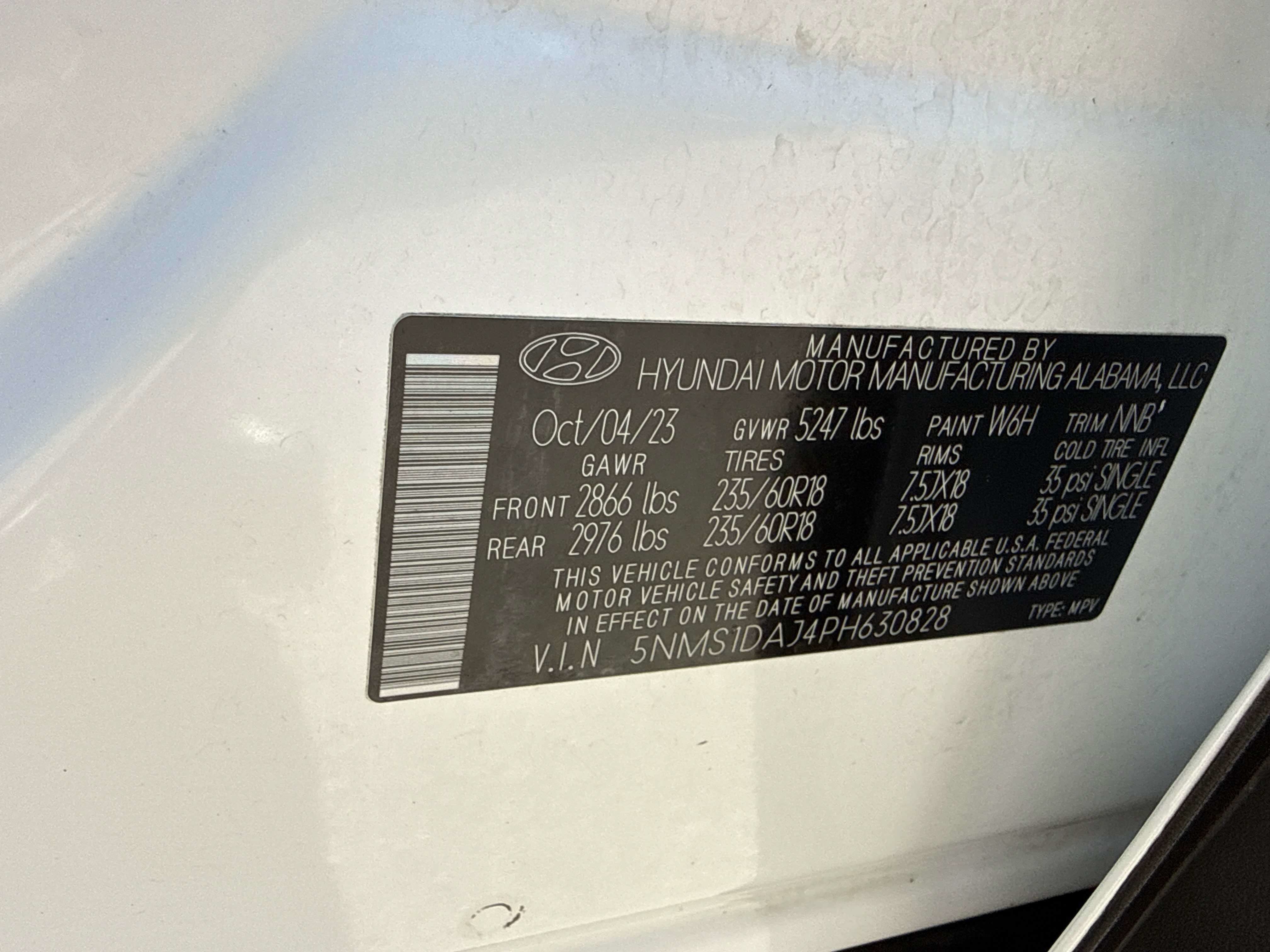 2023 Hyundai Santa Fe SE