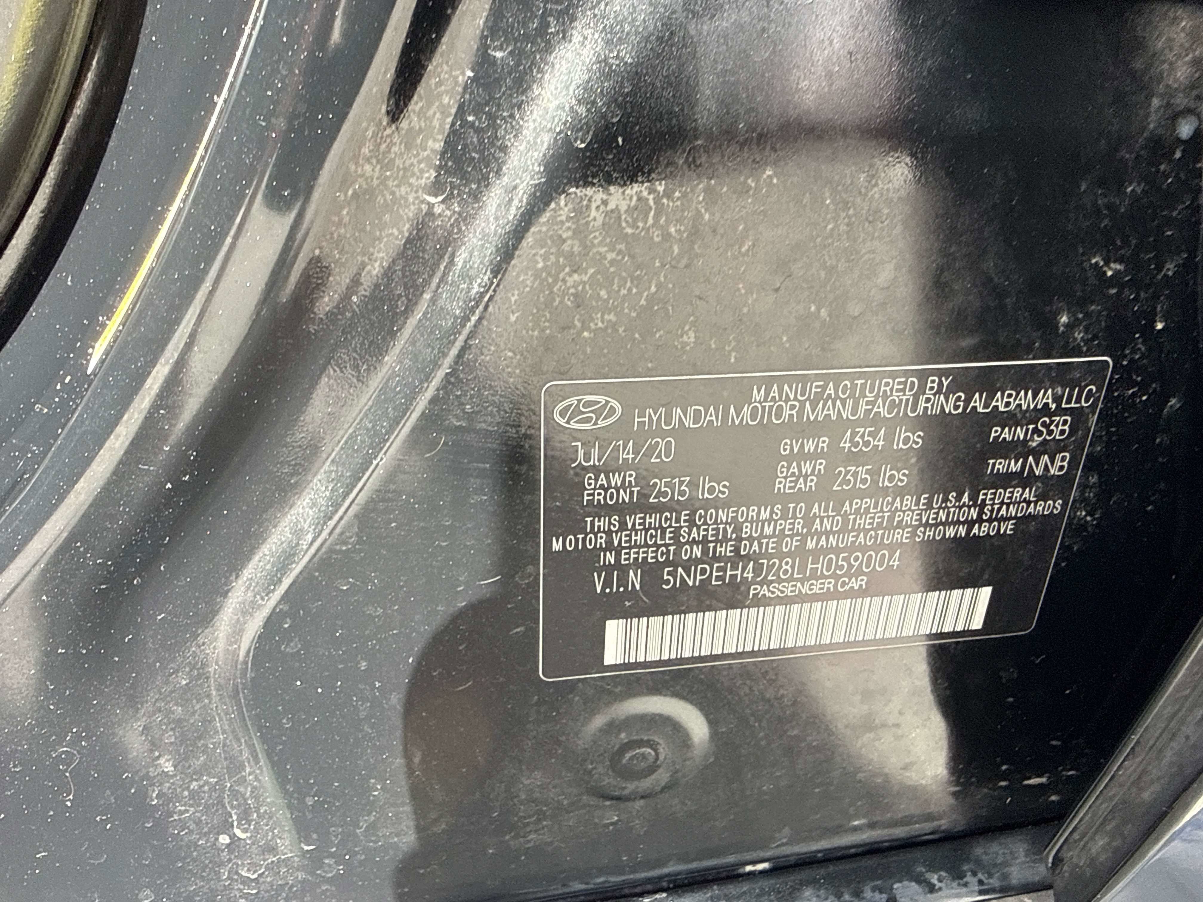 2020 Hyundai Sonata Limited