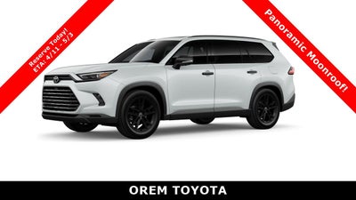 2026 Toyota Grand Highlander Hybrid Hybrid Nightshade