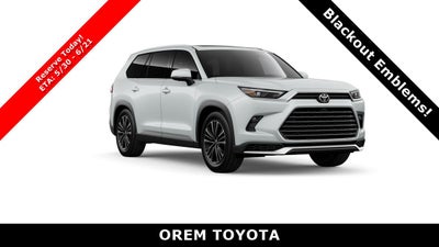 2026 Toyota Grand Highlander Hybrid Hybrid MAX Platinum