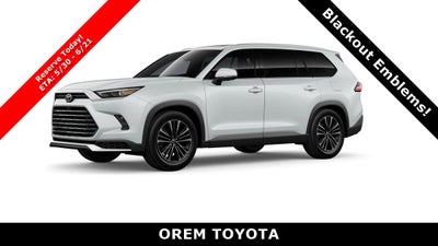 2026 Toyota Grand Highlander Hybrid Hybrid MAX Platinum
