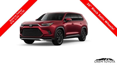 2026 Toyota Grand Highlander Hybrid Hybrid MAX Platinum