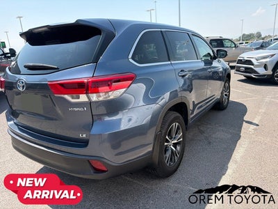 2018 Toyota Highlander Hybrid Hybrid LE