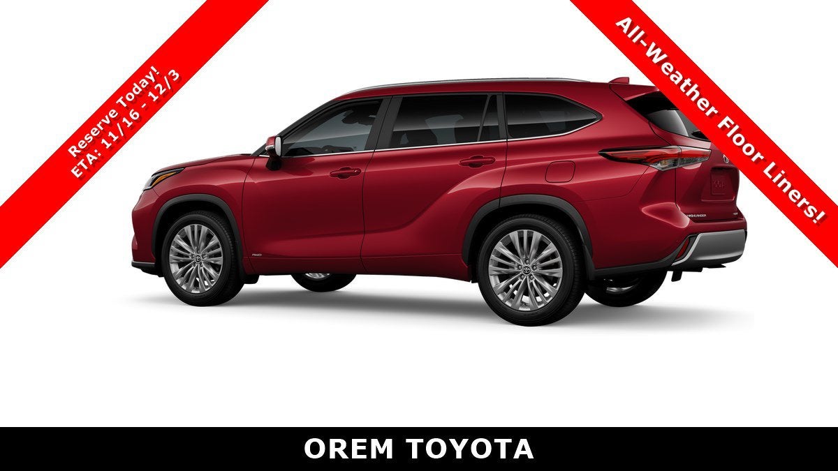 2026 Toyota Highlander Hybrid Hybrid Platinum